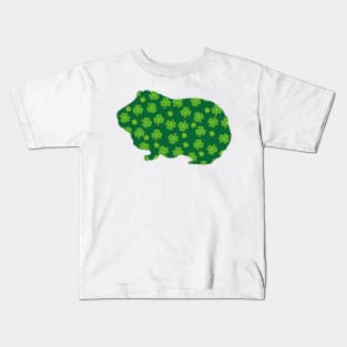 Shamrock Guinea Pig Kids T-Shirt